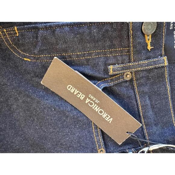 NWT Veronica Beard Sz 24 Dark Indigo Classic Versatile Luxury Alenah MSRP$298 - Picture 3 of 4